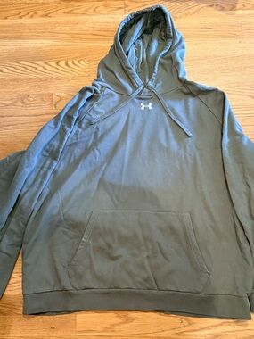 Under Armour 4XL Men's Olive Green Hoodie Pullover